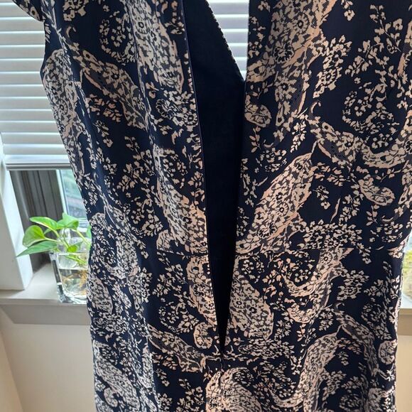Vince Camuto Navy Floral Dress - Picture 6 of 7